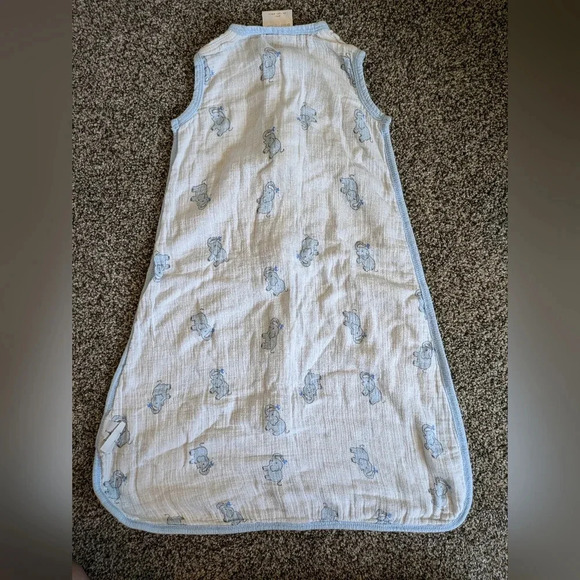 Aden + Anais Muslin Sleep Sack Neutral Elephants Small 0-6mo - Picture 3 of 3